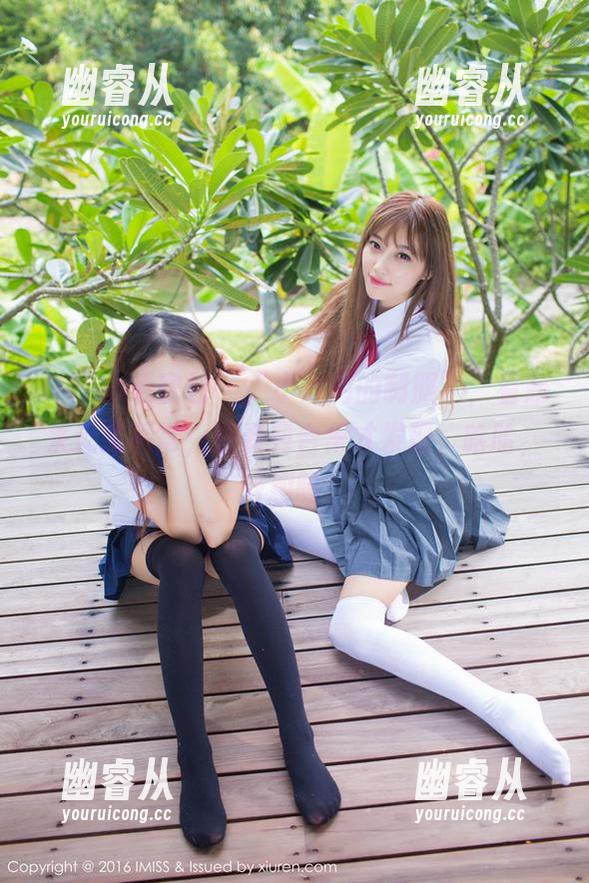 IMiss爱蜜社 - “小九月的制服”，看起来无比平常，但看到合集才发现，哈哈，好趣味！