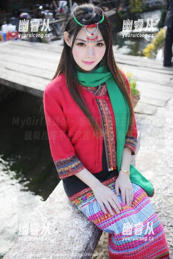 MyGirl美媛馆 - 杨晓青儿的白色写真，貌似我跟不上这图片的节奏了？！