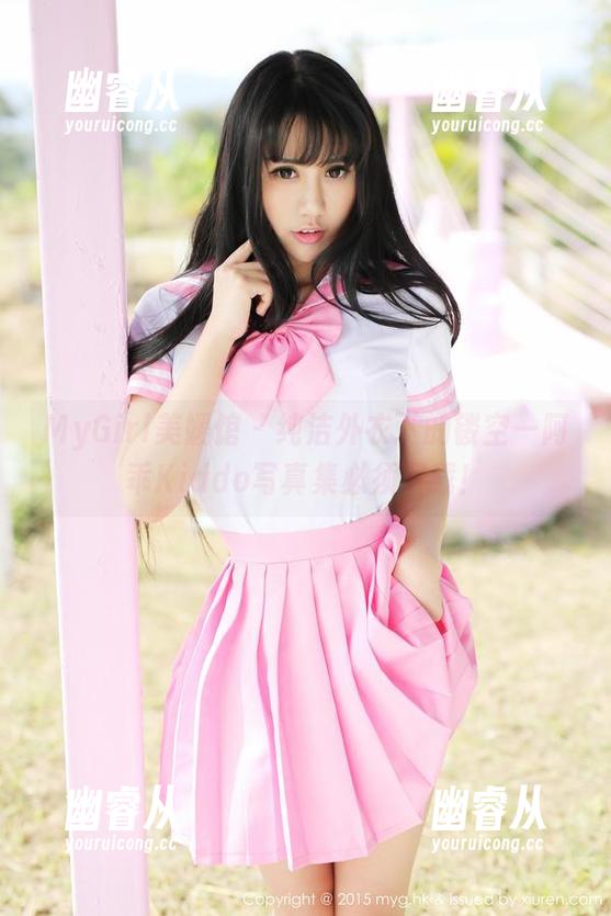 MyGirl美媛馆 - 纯洁外衣下的镂空—阿乖Kiddo写真集必须下载！