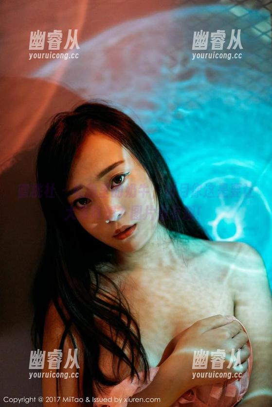 蜜桃社 - 私房里的奶牛，初月你这是要让大家咋想？图片很有趣！